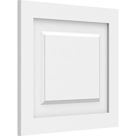 Ekena Millwork Harrison Raised Panel Decorative Wall Panel, 18"W x 16"H x 5/8"P WALP18X16X062HAR